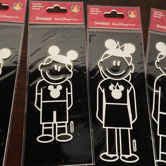 Disney Parks Authentic Family Window Decal: Girl boy mom dad dog Mickey Ears - Picture 4 of 6
